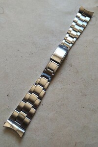 ロレックス ROLEX 純正オイスターブレス 19mm フルコマ 7205 リベット 仕上げ済み 美品 1968年製 1500系や6694等にいかが