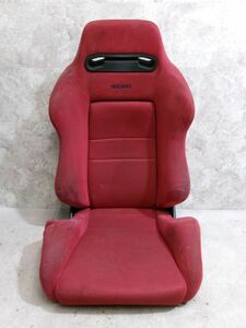 ★激安!★DC2 インテグラ タイプR 純正 RECARO レカロ SR3 セミバケ シート 底6点止め 左側三角ダイヤル レール無 右 運転席 / 4R5-989