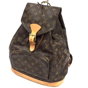 ルイヴィトン モンスリ M51135 モノグラム リュックサック デイパック バッグ LOUIS VUITTON QR041-180