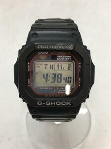 CASIO◆ソーラー腕時計_G-SHOCK/デジタル/ラバー/BLK