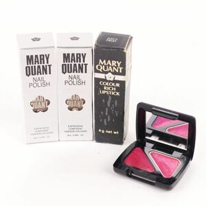 マリークヮント 口紅等 ネイルポリッシュ他 4点セット まとめて コスメ 外装難有 レディース MARY QUANT