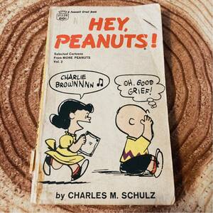 ビンテージ 洋書 1969s HEY. PEANUTS! CharlesM.Schulz PEANUTS スヌーピー コミック 本 ブック 漫画 ヴィンテージ アメリカ USA SNOOPY