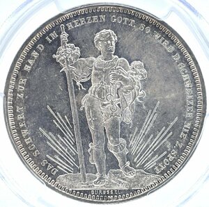 希少 1879年 5フラン銀貨 スイス射撃祭 バーゼル PCGS MS62 同グレード鑑定20枚 アンティークコイン　