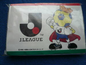 J.LEAGUE 　Jリーグ　1992　社団法人日本プロサッカーリーグ 　ポケットティッシュ 　　　　　　　　　　　当時物希少非売品素人長期保管品