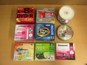 【未使用】DVD-R 102枚 まとめ売り maxell/Victor/TDK/SONY/他 【j】