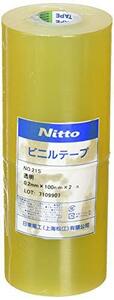 日東 ビニールテープＮｏ．２１ ０．２ｍｍ×１００ｍｍ×２０ｍ 透明 ２巻入り 21100TM