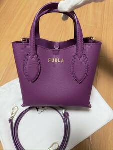 新品　 FURLA フルラ　ミニ　ショルダーバッグ　パープル色