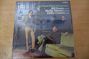 W3-166＜LP/US盤/美品＞Bill Evans, Shelly Manne, Eddie Gomez / A Simple Matter Of Conviction