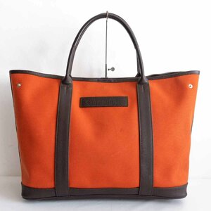 【高級品】FELISI 【18-10/1 キャンバス×コーティングツイル トートバッグ】オレンジ MADE IN ITALY BAG 2310106