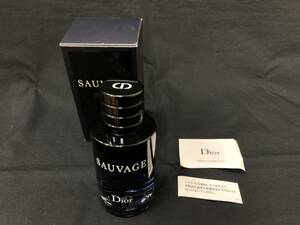 『YS藤個04014D』1円スタート Dior ディオール SAUVAGE ソヴァージュ EDT オードトワレ 60ml 開封済み 残量９割