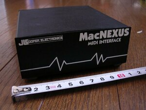 最終処分 ■MacNEXUS MIDI INTERFACE JL Cooper Electronics 入力1/出力3 本体のみ 動作不明品完全JUNK
