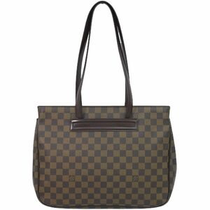 本物 ルイヴィトン LOUIS VUITTON LV パリオリ PM ダミエ エベヌ ショルダーバッグ トートバッグ ブラウン N51123