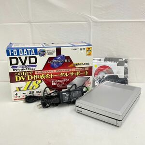 33☆【通電確認済】I・O DATA アイ・オー・データ機器 DVR-UN18GLV x18 高速読み込み対応 DVD鑑賞 作成 バックアップ ☆