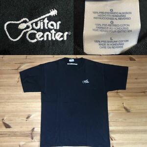 90’s Guitar Center T-shirt L Black Tシャツ ブラック ギター ベース ドラム 楽器 バンドT ロックT 古着 ヴィンテージ ベルベルジン レア