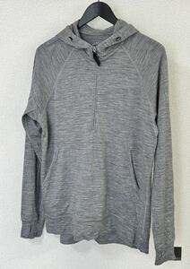 山と道 Merino Hoody メリノフーディー グレー Lサイズ USED 100％ メリノウール ウルトラライト UL ハイキング 登山 Gray Marl 