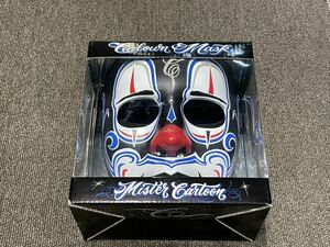 MISTER CARTOON CLOWN MASK BLACK & BLUE ミスターカートゥーン クラウン ピエロ マスク ローライダー　ハイドロ　インパラ　新品