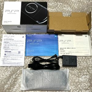 〈状態良好・画面無傷・動作確認済み・最終型〉PSP-3000 本体 ピアノブラック PlayStation Portable 薄型