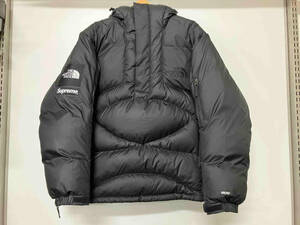 TheNorthFace Supreme ノースフェイス ダウンジャケット 22AW 800-Fill HarfZip HoodePullover プルオーバー Mサイズ ブラック メンズ冬物