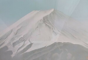 【真作】坪内滄明　リトグラフ　34/150　富士山　富士　風景　自然　日本画　愛知出身