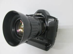 【h Y0944】 CANON キヤノン EOS-1N フィルムカメラ EF35-135mm 1:4-5.6 EW-62 簡単動作OK 詳細動作未 レンズ フィルムカメラ ジャンク