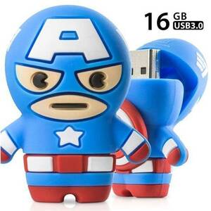 新品 送料無料 MARVEL マーベル USB Driver3.0 高速 USB3.0メモリー 16GB アベンジャーズ キャプテン アメリカ 