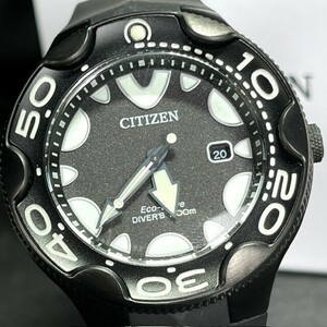 新品 シチズン プロマスター マリン CITIZEN PROMASTER MARINE エコドライブ ソーラー Diver 200m ダイバー 腕時計 BN0235-01E オルカ 黒