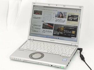 1円～ 中古美品 累積使用時間90H ノートパソコン Windows11 Office Panasonic SZ6RD6VS 第7世代Core i5 高速SSD Bluetooth カメラ Office済