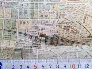 mc13【地図】八王子市 昭和39年頃[京王御陵線跡 八王子牧場-八王子競馬場跡 片倉製糸所 横山百貨店 富士森公園市民プール 富士森高台町分校