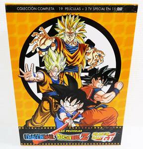 【中古DVD】『ドラゴンボール／コンプリート・コレクション（劇場版19作＋TVSP3作=22作品収録）欧州盤 15枚組』日本語音声あり◆送料750～