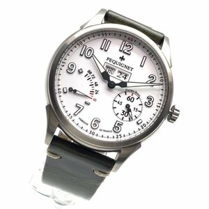 ペキニエ マニュファクチュール ロワイヤルグランスポール チタン トア フォンクション 自動巻き 白文字盤 腕時計 メンズ 管理RY23004992