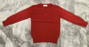 イヴ・サンローラン　1２０センチ　赤　セーター