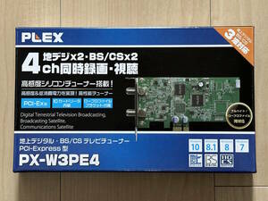 PLEX PX-W3PE4 PCI-Express 4ch同時録画・視聴 地デジ・BS/CSチューナー
