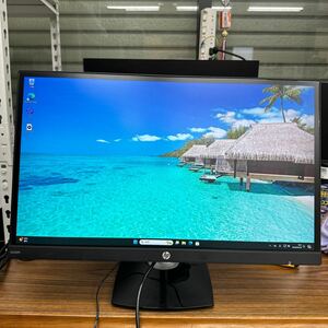 junk-55 HP N220H 22インチ液晶モニター　フルHD HDMIで検品 画面キズ フレームレス 電源ケーブル付き