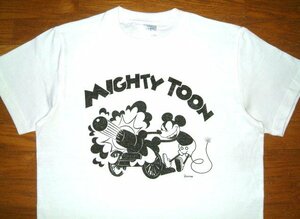 新品 デストロイ DESTROY コットン生地 半袖 Tシャツ (XLサイズ/白) ミッキーマウス ディズニー ミリタリー 大砲 戦争 セディショナリーズ