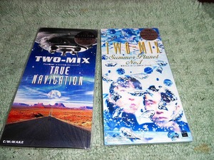 Y109 新品SCD 2枚セット TWO-MIX　TRUE NAVIGATION ・summer Planet NO.1 8cmシングルCD SCD CDS 8cmCD