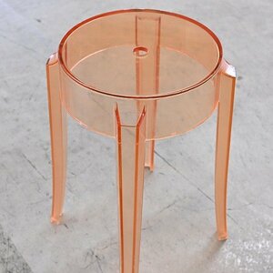 Kartell 3万「チャールズゴースト」スツールa フィリップ・スタルク イタリア製 デザイナーズ リビング ダイニング 椅子 カルテル