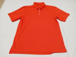 ポロシャツ　 オレンジ　 L サイズ
