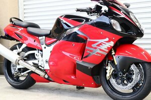 GSX1300R/ハヤブサ/隼/コンディション自信あり/逆車/実走行25310ｋｍ/専用バーハン/赤黒ヨシムラカラー/ローンOK/修復歴無し/GW71