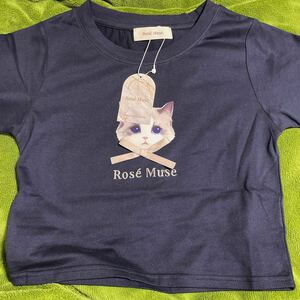 ＝LOVE 大谷映美里「Rose Muse 」cat print T-shirts