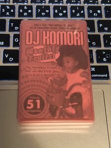 CD付 R&B MIXTAPE DJ KOMORI MONTHLY FRUITS VOL 51 KAORI DADDYKAY DDT TROPICANA MURO