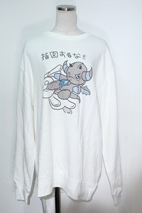 NieR Clothing / プリントスウェット オフ S-24-04-11-070-PU-TO-UT-ZS