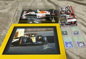 F1 メモラビリア　Norris 直筆サイン　auto verstappen 1/18 RB16B ノリス　フェルスタッペン　レッドブル　マクラーレン　ミニチャンプス 