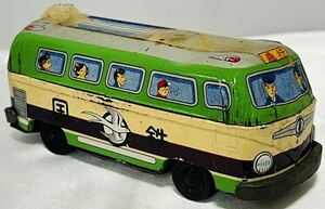 ★当時物　ブリキ　つばめマーク　国鉄バス旧塗装　　日本製　急行バス　昭和レトロ　おもちゃ　玩具　公共交通機関 バス