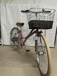 【北見市発】自転車 A17AA69656 6段ギア 26インチ