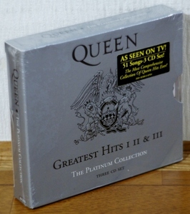 未開封♪クイーン/プラチナムコレクション グレイテストヒッツ1.2&3★3CD★QUEEN THE PLATINUM COLLECTION 3CD GREATEST HITS I II & III