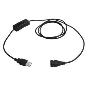 [5V LEDテープライト専用] USB 5V 延長ケーブル1.5m (on/offスイッチ付) [1個]