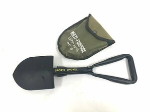 ミリタリー　ショベル　MULTI-PURPOSE No.2 三つ折りスコップ　アウトドア　SPORTS SHOVEL