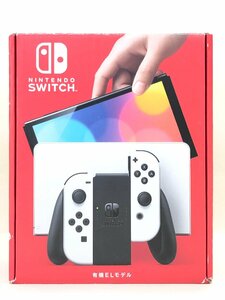 △【10】初期化済み Nintendo Switch/ニンテンドースイッチ 有機ELモデル ジョイコン ホワイト 同梱不可 1円スタート