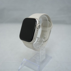 Apple Watch アップルウォッチ Series 8 GPSモデル 41mm A2770 スターライトアルミニウムケース スターライトスポーツバンド MNP63J/A
