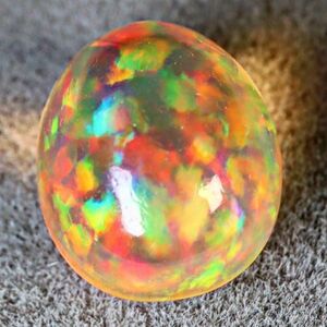 1.960ct 天然ファイアオパール メキシコ 最高品質 遊色抜群〔Mexican Fire opal ファイヤーオパール 宝石 jewelry natural loose ルース〕